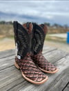 Men’s Big Bass Brown Fish Scale Boot