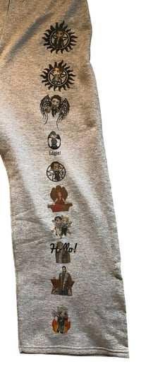 Image 3 of Supernatural sweatpants. 