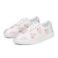 Image 4 of HEARTS <333 Women’s lace-up canvas shoes