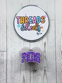 PEDS - purple floral 