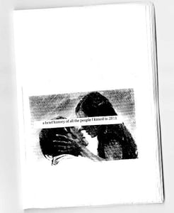 Image of a brief history of all the people i kissed in 2011