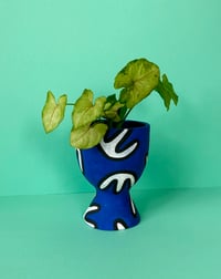 Image 1 of Special edition blue goblet planter