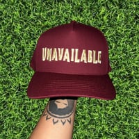 Image 2 of Burgundy & Cream Classic SnapBack