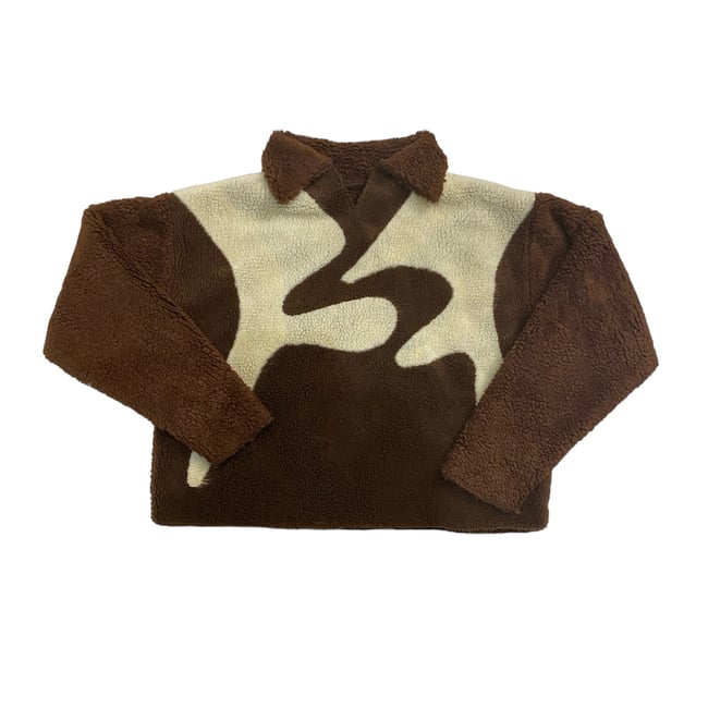 Brown Fleece Jersey