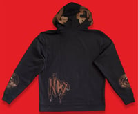 Image 2 of “DARK ARTS” BLEACH PAINTED PULLOVER HOODIE