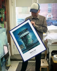 Image 1 of Art poster / "Christianshavn – Malerdrømme og tankestreger – Kulturtårnet"