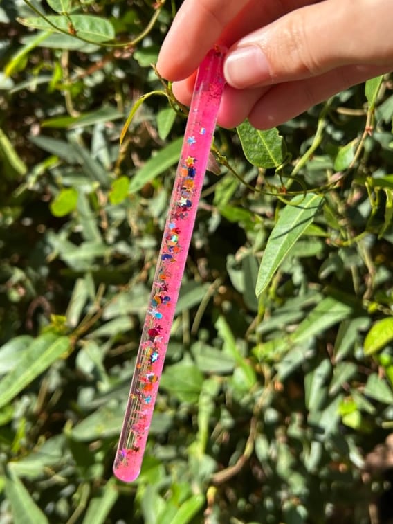 Image of Mini Translucent Pink Wand