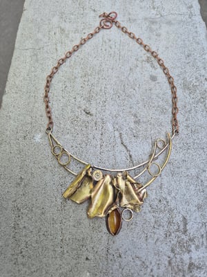 Bullet cussings and citrine necklace 