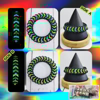 Image 1 of Reversible Glow-in-the-Dark Elfbridge Stretch Bracelet