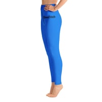 Image 4 of BOSSFITTED Blue Yoga Leggings