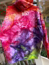 Image 7 of XL Live Fast Eat Trash Tie Dye Hoodie