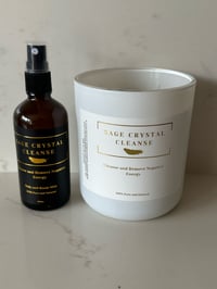 Image 5 of Crystal Cleanse Sage Candle & Spray Combo (Australian Residents only)