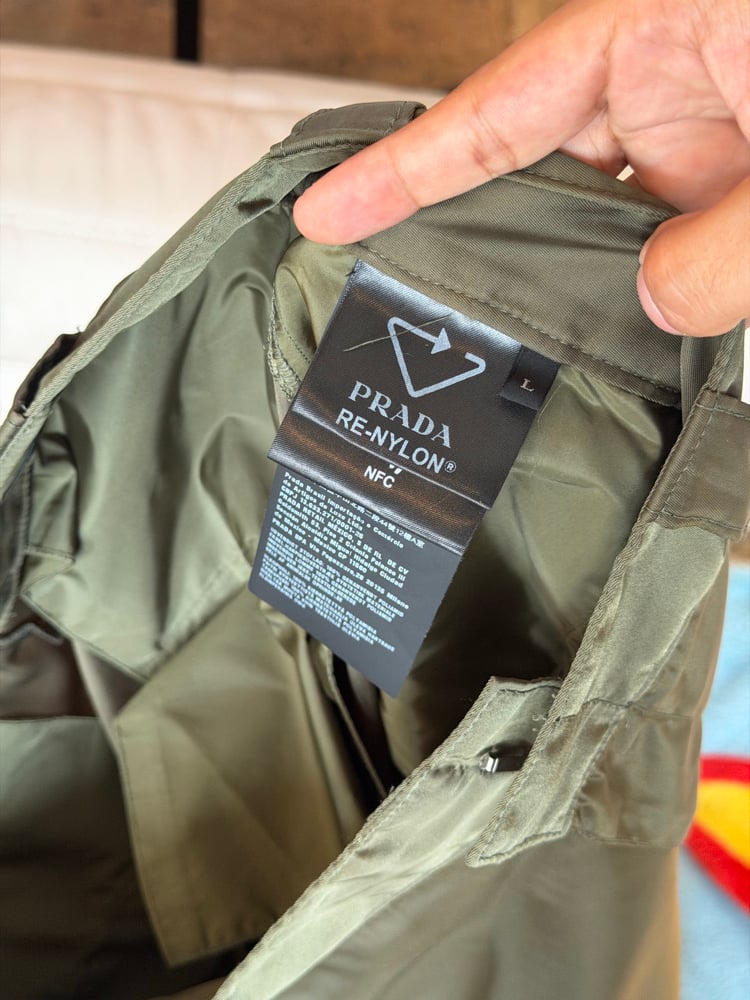 Image of Prada SS24 Re Nylon Cargo Pant