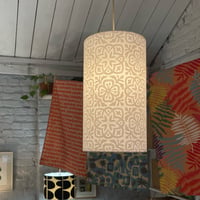 Image 7 of Moroccan Tile Tall Lampshade