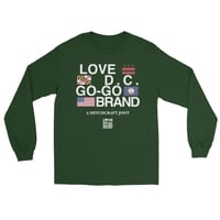 Image 4 of LOVEDCGOGO "A MITCHCRAFT JOINT" Dark Men’s Long Sleeve Shirt (see color options)
