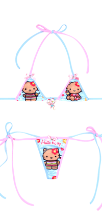 Image 2 of micro top tanned hellokitty
