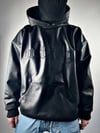 Black Leather hoodie