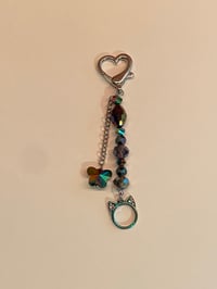 Image 3 of 'Chrome Kitty' Keychain