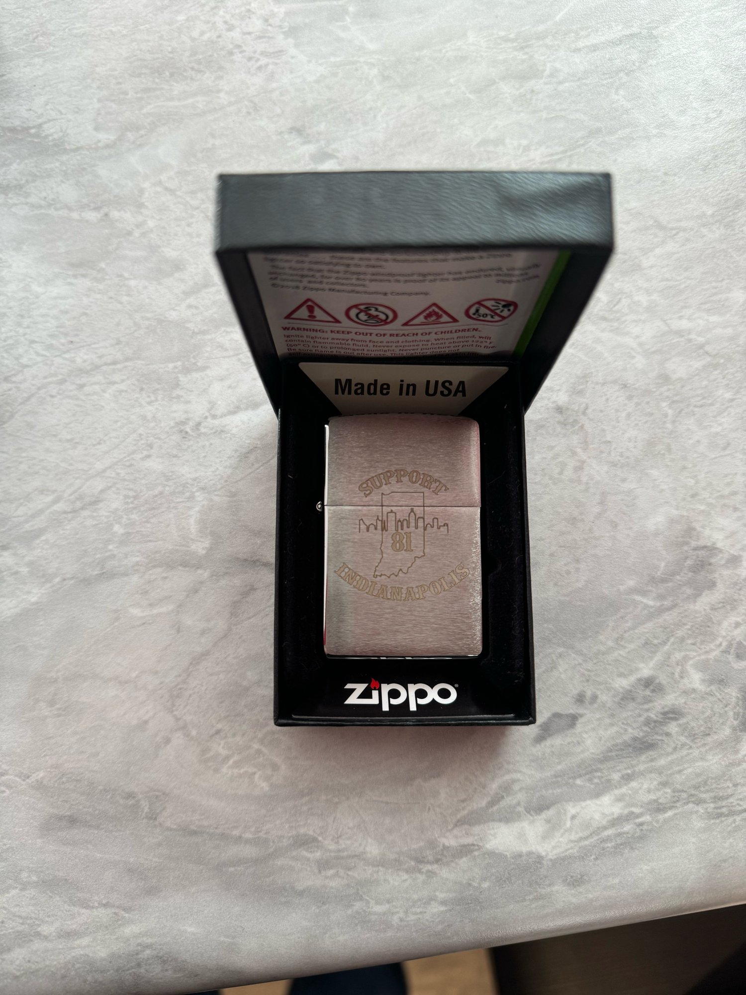 Image of Indy Support Zippo