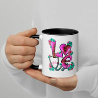 Image 1 of Love Medical Field Worker Mug with Color Inside
