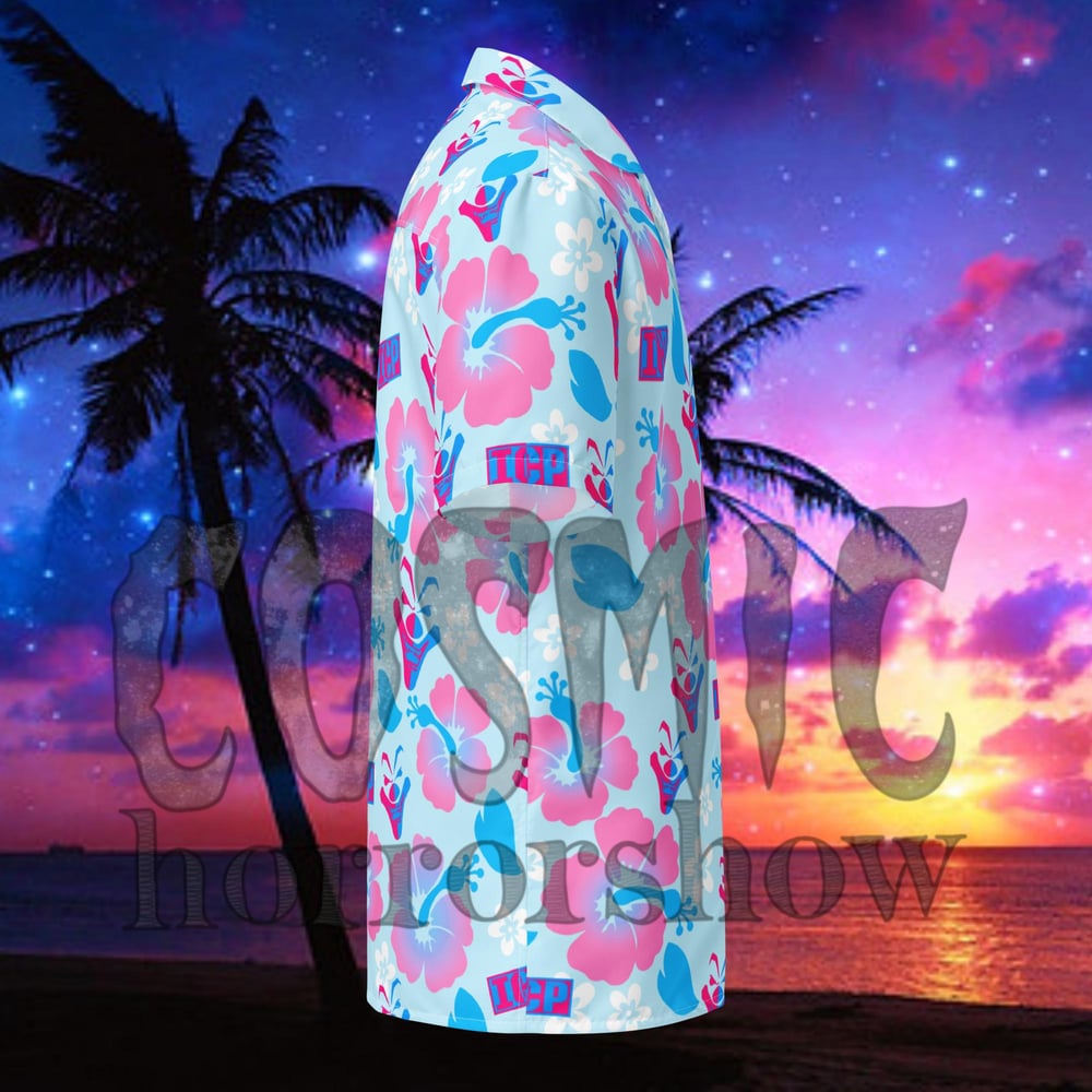 Pink n Blue COC - Jugg Island button up