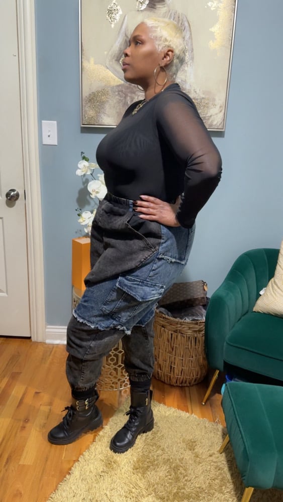 Image of Harem Denim Pant