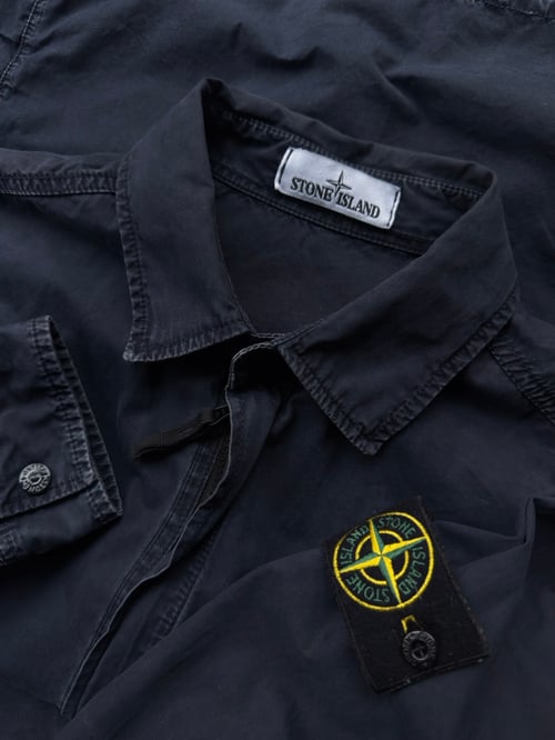 Image of AW 2017 Stone Island zip up overshirt, size medium