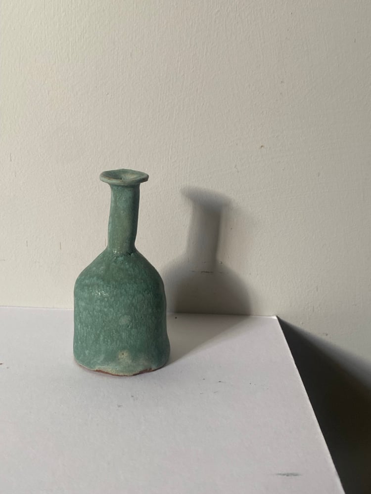 Minature Bottle with fluted neck Image 3