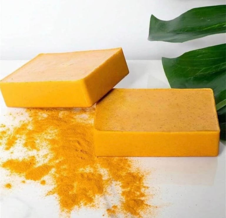 Curcuma , carrot & papaya facial soap 