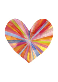 Image 1 of Rainbow Heart Print