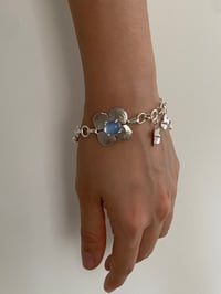 Image 2 of blue petals bracelet
