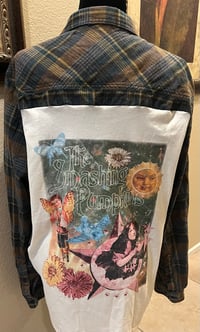 Vintage Green/Yellow Flannel the Smashing Pumpkins