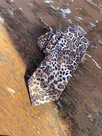Image 1 of GRAVATA LEOPARDO. Feita a man.