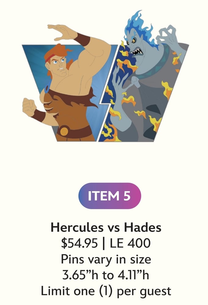 Image of Hades disney Heroes vs. villains wdi le 400 pin 