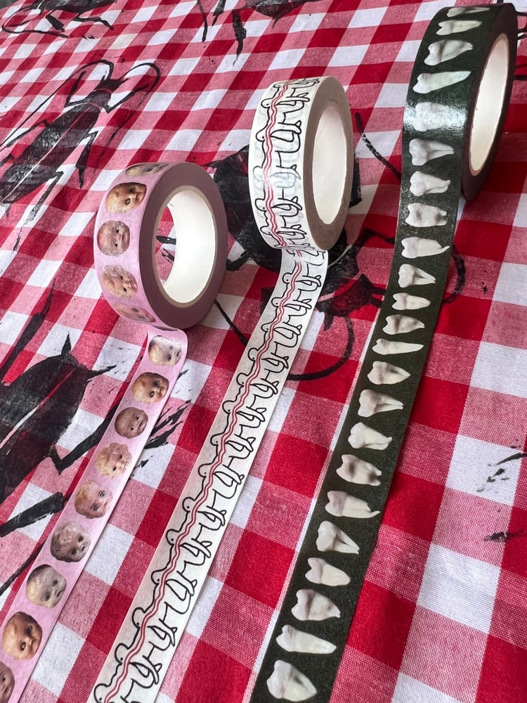 Human Teeth Washi Tape Image 2