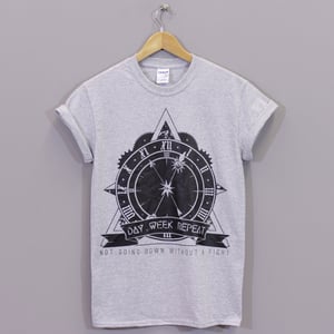 Image of &#x27;Clock&#x27; T-Shirt (Grey)