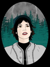 Image 2 of Alice Cullen Baseball Pin (in hand)