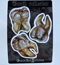 Image 1 of “Tooth collector” artwork sticker sheet