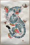 Hand painted washi print #03