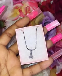 Image 2 of Medium Initial Necklace