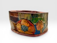 Image 1 of “Waterlilly” reduction lustre bowl