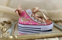 Image 11 of Barbie Toddler Girls Canvas Pearls Shoes 