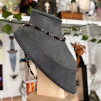 Image 3 of Tourmaline & garnet crystal choker 