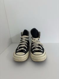 Image 2 of Black converse // 37