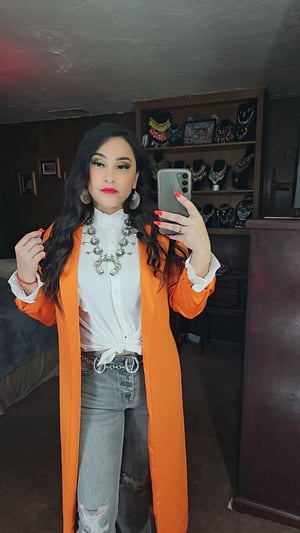 Image of Belinda Satin Trench Duster