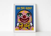 Image 1 of Mr Blobby needlepoint kit 
