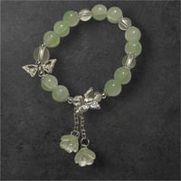 Light green butterfly bracelet 
