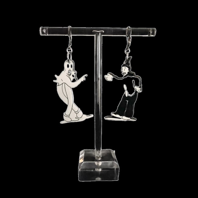 koko the clown dangle earrings 