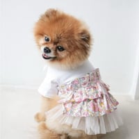 Image 2 of FLORAL TULLE DRESS