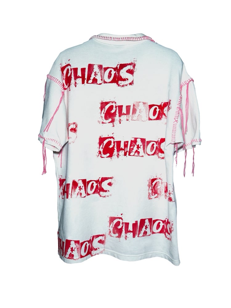 Image of DAWN OF CHAOS PINK SUMMER POLO 